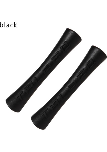 B 2 Adet Siyah Stil Ultralight Tpr Kauçuk Bisiklet Kablo Kılavuzları Silikon Hat Koruyucu Ultralight Çerçeve Koruyucu Frenler Vites Aksesuarları (Yurt Dışından)