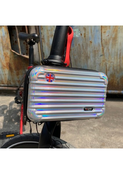 No.1 Tarzı Bromptonbirdy Için Katlanır Bisiklet Sert Kabuk Çanta Sabit Braketli Çok Renkli Şık Saklama Çantası Bireysel Dekorasyon (Yurt Dışından) modelleri