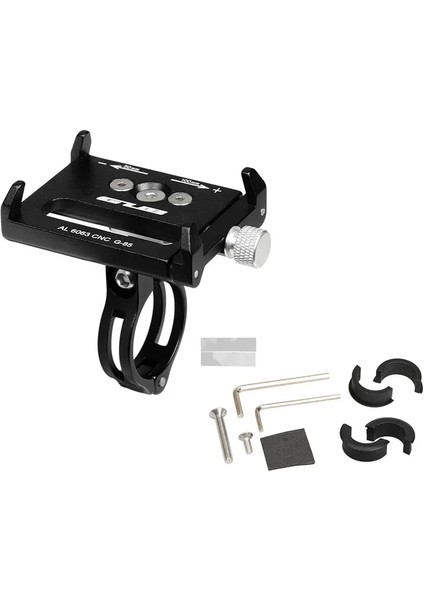 Siyah ve Alet Stili Gub Bisiklet Cep Telefonu Tutucusu G85 Montaj Braketi Akıllı Telefon Alüminyum Sıkı Metal Mtb Bisiklet Için Samsung Huawei Xiaomi iphone (Yurt Dışından)