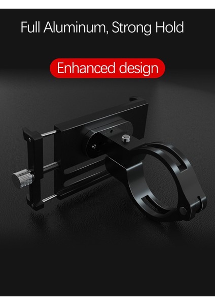 Siyah ve Alet Stili Gub Bisiklet Cep Telefonu Tutucusu G85 Montaj Braketi Akıllı Telefon Alüminyum Sıkı Metal Mtb Bisiklet Için Samsung Huawei Xiaomi iphone (Yurt Dışından)