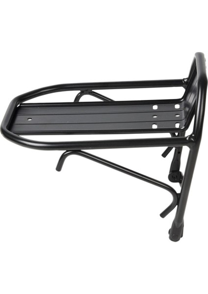Siyah Stil Alüminyum Alaşımlı Mtb Yol Bisikleti Bisiklet Bisiklet Ön Raf Taşıyıcı Panniers Çanta Bisiklet Parçası Için Bagaj Raf Braketi Gövde (Yurt Dışından)