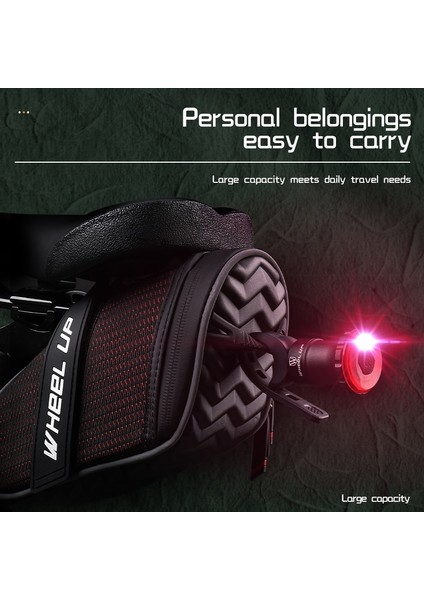 C17 Stili Wheel Up Bisiklet Çantası Yağmur Geçirmez Bisiklet Sırt Çantası Yansıtıcı Arka Büyük Kapasite Için Bisiklet Seatpost Mtb Bisiklet Çantası Aksesuarı (Yurt Dışından) fırsatları