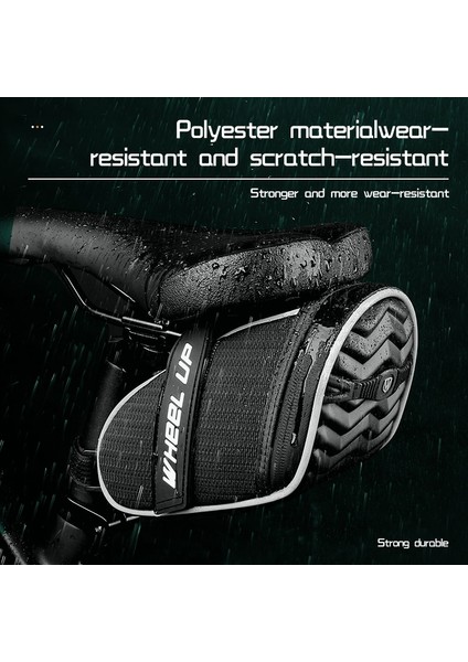 C17 Stili Wheel Up Bisiklet Çantası Yağmur Geçirmez Bisiklet Sırt Çantası Yansıtıcı Arka Büyük Kapasite Için Bisiklet Seatpost Mtb Bisiklet Çantası Aksesuarı (Yurt Dışından) indirimleri