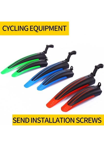 Siyah Sarı Stil Inç Bisiklet Evrensel Çamurluk Yol Bisikleti Dağ Bisikleti Çamurluk Yol Ön ve Arka Çamurluk Bisikletbisiklet Aksesuarları (Yurt Dışından) fırsatları