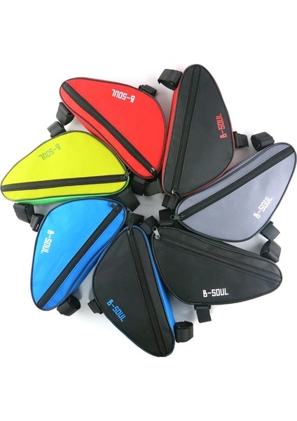 Gri Tarzı Bisiklet Üçgen Çanta Bisiklet Çerçeve Çantası Açık Yol Bisikleti Ön Tüp Çerçeve Çanta Dağ Bisikleti Kılıfı Bisiklet Saklama Çantası Bisiklet Aksesuarları (Yurt Dışından) fiyatları