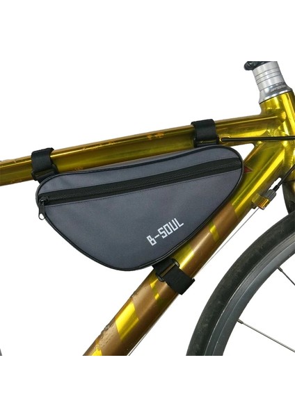 Gri Tarzı Bisiklet Üçgen Çanta Bisiklet Çerçeve Çantası Açık Yol Bisikleti Ön Tüp Çerçeve Çanta Dağ Bisikleti Kılıfı Bisiklet Saklama Çantası Bisiklet Aksesuarları (Yurt Dışından) fırsatları