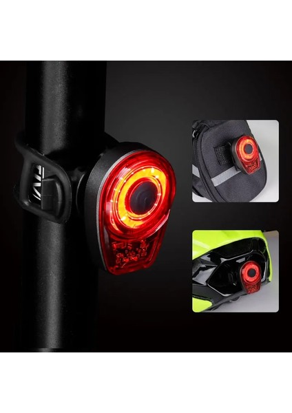 Kırmızı Işık Temizle Fark Stili Bisiklet Kuyruk Işık Bisiklet Koltuğu Sonrası Görsel Uyarı Lambası USB Şarj Edilebilir Bisiklet Mtb Yuvarlak Arka Arka Güvenlik Feneri Cob LED (Yurt Dışından)