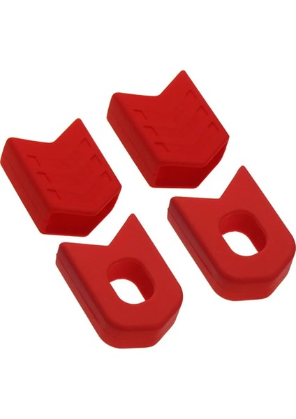 Kırmızı Stil Dağ Bisikleti Bisiklet Krank Kapağı Silikon Kol Kol Mtb Bisiklet Aynakol Korumak Kaymaz Aynakol Krank Koruyucu Kapak (Yurt Dışından)