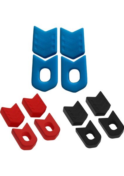 Kırmızı Stil Dağ Bisikleti Bisiklet Krank Kapağı Silikon Kol Kol Mtb Bisiklet Aynakol Korumak Kaymaz Aynakol Krank Koruyucu Kapak (Yurt Dışından) indirimleri