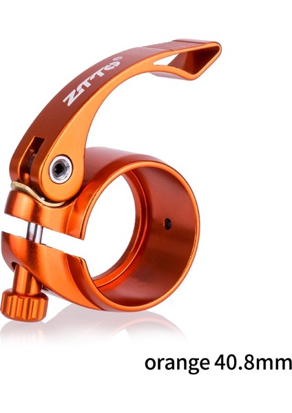JX072 40,8 mm Turuncu Stil Ztto Mtb Bisiklet Koltuk Direkleri Kelepçeleri Katlanır Bisiklet Hızlı Bırakma Koltuk Direği Kilit Kelepçesi Ultralight Montaj Yeni (Yurt Dışından)