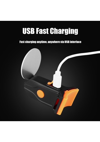 Koç Tarzı USB Şarj Edilebilir Bisiklet Arka Lambası 10 Lümen Çift Flaş Modu Mtb Işığı Gece Sürüşü Kurulumu Kolay Bisiklet Arka Lambası (Yurt Dışından)