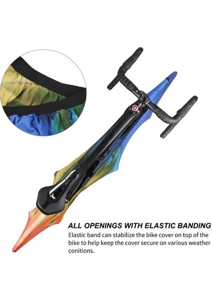 Renkli 10 Stil L 27.5-29 Bisiklet Koruyucu Kapak Mtb Yol Bisikleti Koruyucu Dişli Anti-Toz Tekerlekler Çerçeve Kapak Çizilmeye Dayanıklı Saklama Çantası Bisiklet Aksesuarları (Yurt Dışından) indirimleri