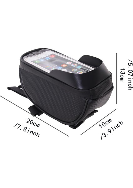 Siyah 2 Tarzı Su Geçirmez Bisiklet Çantası, Bisiklet Ön Üst Tüp Çerçeve Telefon Çantası, Dokunmatik Ekranlı Cep Telefonu Gidon Çantası Bisiklet Bisiklet Aksesuarları (Yurt Dışından) modelleri