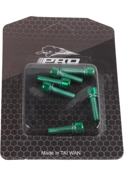 Yeşil Stil Bisiklet Gidon Kök Vida Titanyum Kaplama Vidalar M5 * 18MM Mtb Dağ Yolu Sabit Dişli Mili Yükseltici Cıvatalar Bisiklet Aksesuarları (Yurt Dışından)