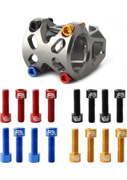 Yeşil Stil Bisiklet Gidon Kök Vida Titanyum Kaplama Vidalar M5 * 18MM Mtb Dağ Yolu Sabit Dişli Mili Yükseltici Cıvatalar Bisiklet Aksesuarları (Yurt Dışından) fırsatları
