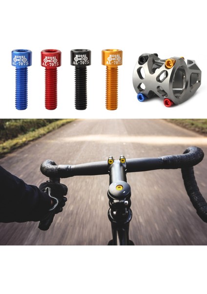Yeşil Stil Bisiklet Gidon Kök Vida Titanyum Kaplama Vidalar M5 * 18MM Mtb Dağ Yolu Sabit Dişli Mili Yükseltici Cıvatalar Bisiklet Aksesuarları (Yurt Dışından) indirimleri