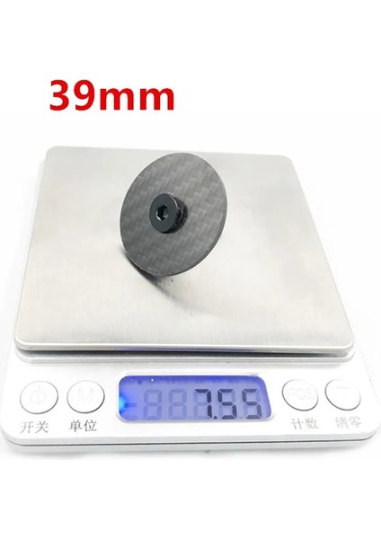 32 mm Tarzı Od2 Steerer Çatal Tüp Kapağı Kulaklık Kapatma Başlığı Için Ti Vidalı Karbon Kulaklık Üst Kapağı Bisiklet Kök Karbon Kap (Yurt Dışından)