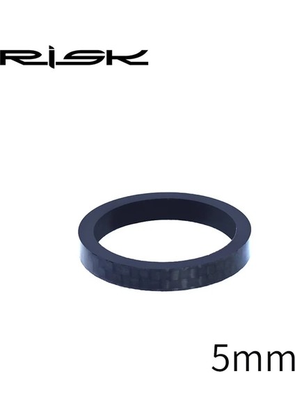 5mm 1 Adet Tarzı Rısk Mtb Bisiklet Bisiklet Kök Yol Bisikleti Hafif Karbon Fiber Kulaklık Çatal Paspayı Kiti Gidon Yıkayıcı Halka Conta Ön Çatal (Yurt Dışından)