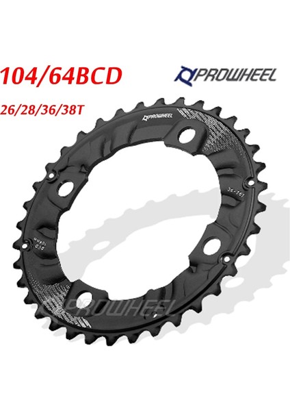 26T ve 36T Stili Prowheel Mtb Bcd Çift Aynakol 2* Hız Bisiklet Zinciri Yüzük Dağ Bisikleti Aynakol Mtb Aynakol (Yurt Dışından)