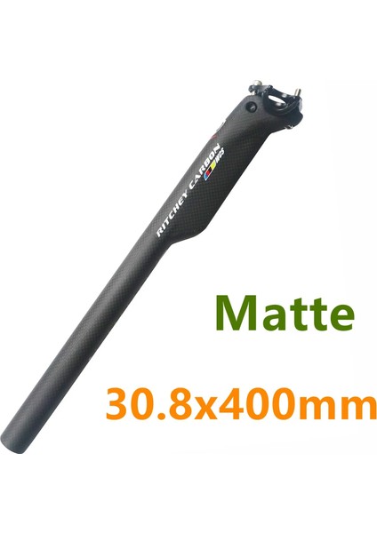 Mat 30.8X400MM Stili Yüksek Mukavemetli Karbon Fiber Seatpost Koltuktan Sonra Yol Bisiklet Seatpost Koltuk Tüpü Çubuk Karbon Seatpost Koltuk Tüpü (Yurt Dışından)