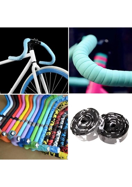 Lacivert Tarzı 2 Adet Bisiklet Gidon Yüksek Yoğunluklu Bant Direksiyon Kılıfı Yol Bisikleti Bisiklet Kolu Kaymaz Kemer Kauçuk Bisiklet Aksesuarları (Yurt Dışından) fırsatları