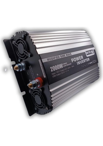 Solar 12 Volt 2000 Watt W Modifiye Sinus Inverter