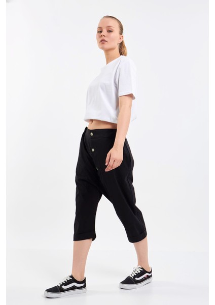 Siyah Fare Tasarım Unisex Harem Pantolon Seattle X modelleri