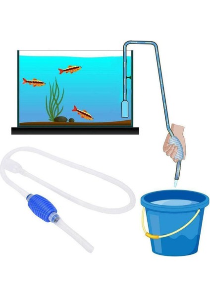 1 Adet Tarzı 140 cm Akvaryum Temizleyici Vakum Pompası Balık Tankı Temizleme Sifon Filtre Temizleyici Balık Su Pompaları Değişim Çakıl Ev Aletleri (Yurt Dışından) fiyatları