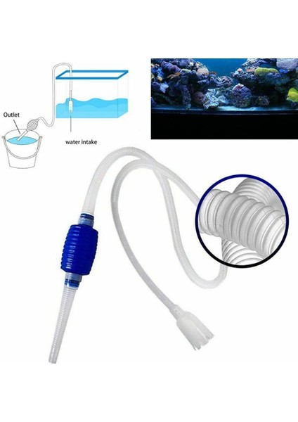 1 Adet Tarzı 140 cm Akvaryum Temizleyici Vakum Pompası Balık Tankı Temizleme Sifon Filtre Temizleyici Balık Su Pompaları Değişim Çakıl Ev Aletleri (Yurt Dışından) fırsatları