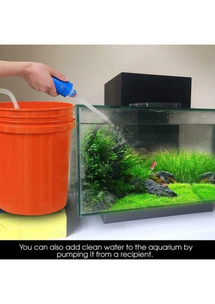 1 Adet Tarzı 140 cm Akvaryum Temizleyici Vakum Pompası Balık Tankı Temizleme Sifon Filtre Temizleyici Balık Su Pompaları Değişim Çakıl Ev Aletleri (Yurt Dışından) indirimleri