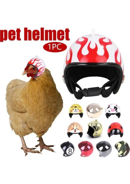 No.11 Stili Heken Kask Için Kask Kap Pet Dişli Güneş Yağmur Malzemeleri Kask Aksesuarları Oyuncak Kask Küçük Kostümler Kuş Tavuklar P B3L8 (Yurt Dışından)