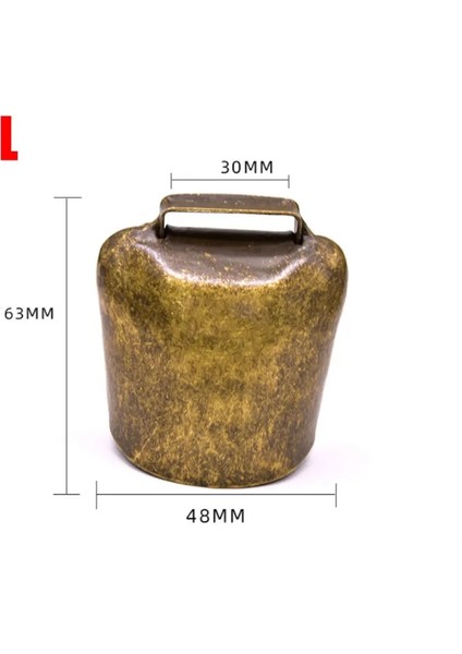 Kırmızı Stil Büyük Kalınlaşmış Sığır Koyun Antik Çanları Hayvan Kaybı Önler Çinko Alaşım Çanları Inek At Koyunları Otlayan Bakır Çanları (Yurt Dışından)