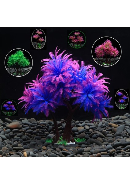 192-L-KIRMIZI Stili 13 Stil Yapay Plastik Akvaryum Su Bitki Süsleme Balık Tankı Sualtı Çim Ot Dekorasyon Akvaryum Aksesuarları (Yurt Dışından)