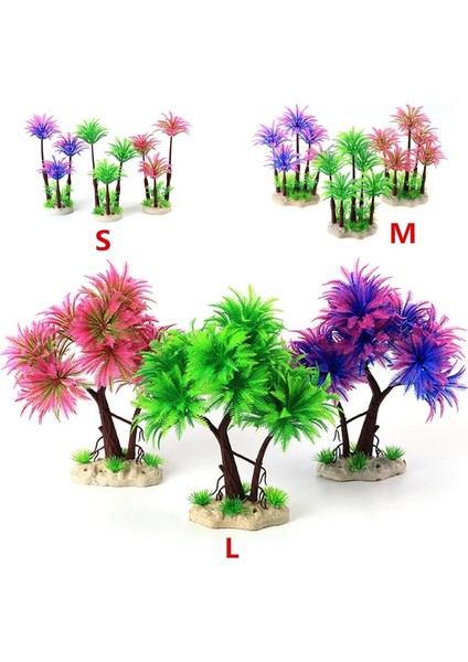 192-L-MOR Stil 13 Stil Yapay Plastik Akvaryum Su Bitki Süsleme Balık Tankı Sualtı Çim Ot Dekorasyon Akvaryum Aksesuarları (Yurt Dışından) fırsatları