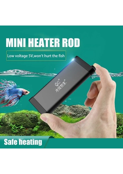 SC-H05 Stili USB Mini Balık Tankı Isıtıcı Çubuk Dalgıç Otomatik Sabit Sıcaklık Isıtma Küçük Kaplumbağa Tankı Akvaryum Su Isısı (Yurt Dışından)