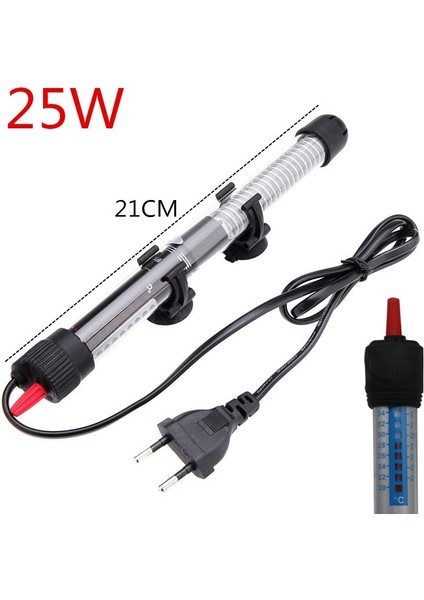 Cam 25W Tarzı Ingiltere Adaptör Fişi Otomatik Sabit Sıcaklık Isıtma Çubuğu Güç Tasarruflu Isıtıcı Akvaryum Dalgıç Isıtıcı Balık Tankı Su Akvaryum Kiti Isıtıcı (Yurt Dışından)