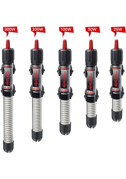 25W Tarzı Resim Olarak Dalgıç Akvaryum Su Isıtıcı Isıtma Çubuğu Kuvars Cam Patlamaya Dayanıklı Balık Tankı Isıtma Çubuğu Sıcaklık Kontrolü (Yurt Dışından)