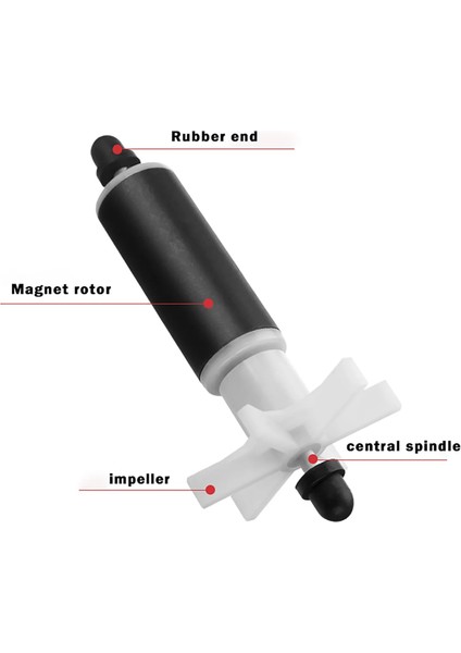 Duoliang Shop 3,2 M Stili Gürültülü Pompa Pompasını Onarmak Için Su Pompasının Çarkını Değiştirin Rotor Değiştirme ve Çark Onarım Akvaryum Aksesuarları (Yurt Dışından)