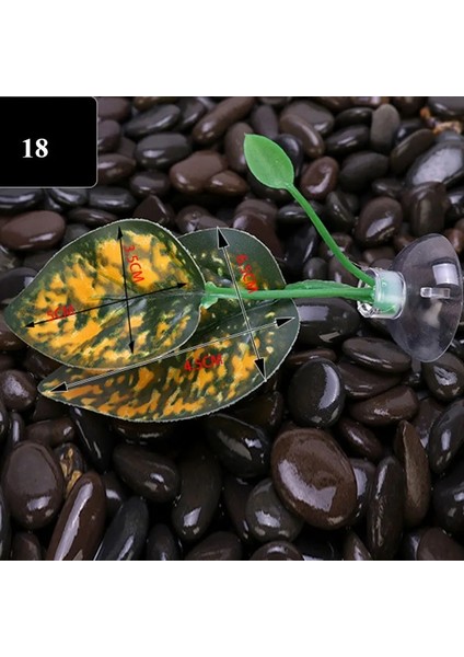 No.18 Tarzı Akvaryum Betta Yaprağı Yapay Bitki Balık Oviposition Dinlenme Yatağı Balık Tankı Yüzen Yatak Yaprak Hamak Mücadele Balık Akvaryum Dekoru (Yurt Dışından)