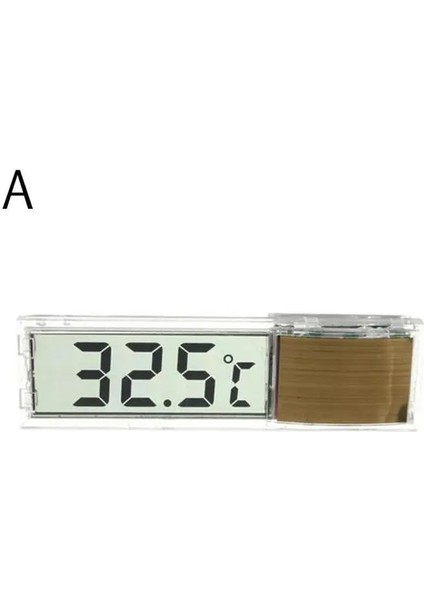 Altın Tarzı 7*2*1 cm LCD Ekran 3D Dijital Elektronik Ekran Termometre Testi Su Tipi Akvaryum Harici Balık Masa Ölçer Hepsi Akvaryum Için (Yurt Dışından)