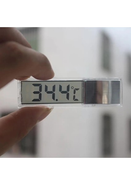 Altın Tarzı 7*2*1 cm LCD Ekran 3D Dijital Elektronik Ekran Termometre Testi Su Tipi Akvaryum Harici Balık Masa Ölçer Hepsi Akvaryum Için (Yurt Dışından)