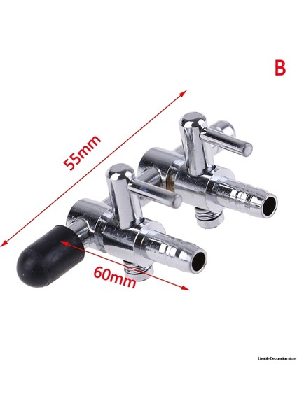 B Tarzı Sıcak Yeni Paslanmaz Çelik Distribütör Akvaryum Kolu Balık Tankı Dayanıklı Oksijen Pompası Aksesuarları Splitter Hava Akış Kontrolü (Yurt Dışından)