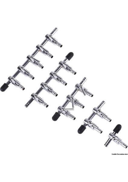 B Tarzı Sıcak Yeni Paslanmaz Çelik Distribütör Akvaryum Kolu Balık Tankı Dayanıklı Oksijen Pompası Aksesuarları Splitter Hava Akış Kontrolü (Yurt Dışından) modelleri