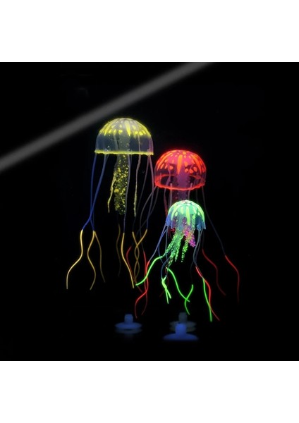 Mor Tarzı Yapay Yüzme Parlayan Etkisi Denizanası Akvaryum Dekorasyon Balık Tankı Sualtı Canlı Bitki Aydınlık Süs Su Manzarası (Yurt Dışından) fırsatları