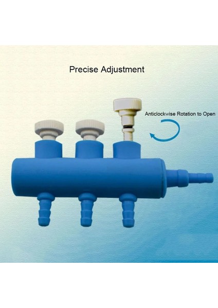 2 Yönlü Stil Yüksek Li Akvaryum Hava Bölücü Vana Balık Tankı Hava Pompası Akış Bölücü Distribütör Pompa Vana Dokunun Kolu Kontrol Anahtarı Vana (Yurt Dışından) indirimleri