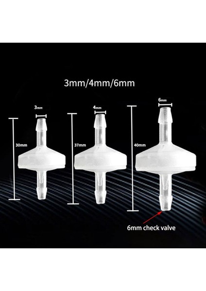 6mm Tarzı Aksesuar Akvaryum Hava Pompası Çek Valf Balık Tankı Tek Yönlü Geri Dönüşsüz Çek Valf Akvaryum Co2 Sistemi Hava Pompasıyeni (Yurt Dışından)