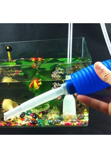 Tek Boyut Stili Balık Tankı Sifon Pompası Akvaryum Sifon Tüpü Balık Tankı Temizleyici Vakum Pompası Çakıl Temizleyici Kum Tuzağı Filtresi Su Değişim Aracı (Yurt Dışından) fiyatları