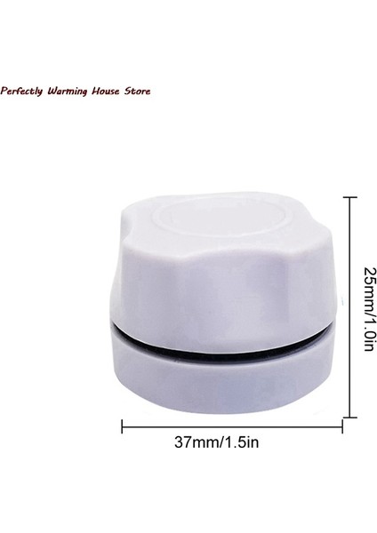 Beyaz Stil Mini Akvaryum Balık Tankı Manyetik Fırça Akvaryum Balık Tankı Fırça Temizleme Cam Pencere Mıknatıs Temizleyici Cam Temizleme Mıknatısı (Yurt Dışından)