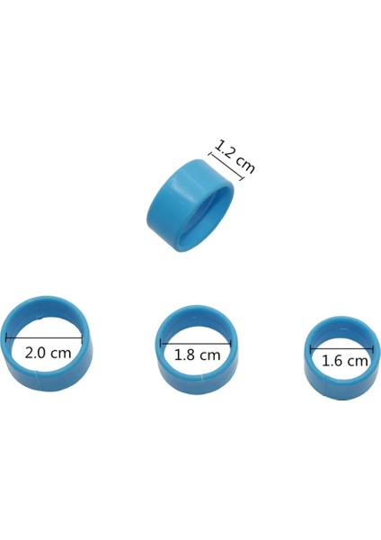 Beyaz Stil 1.8 cm 1.6cm.8cm.0cm Kanatlı Ayak Halkası Çiftlik Ekipmanları Tavuk Kaz Tanımlama Halkaları Kanatlı Besleme Supplie (Yurt Dışından) modelleri