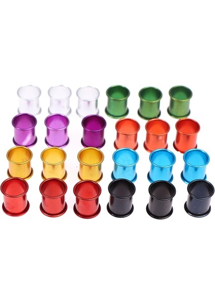 Gümüş Tarzı Renkli Geon Ayak Halkası Iç Çap 8mm Uzunluk Alüminyum Ayak Künyesi (Yurt Dışından) modelleri